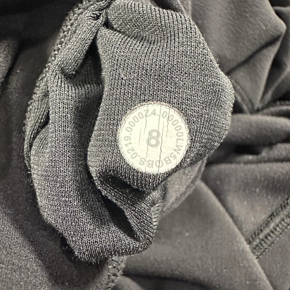 Lululemon Leggings Womens 8 Black High Rise Ankle Yoga Athletic Stretch Gym